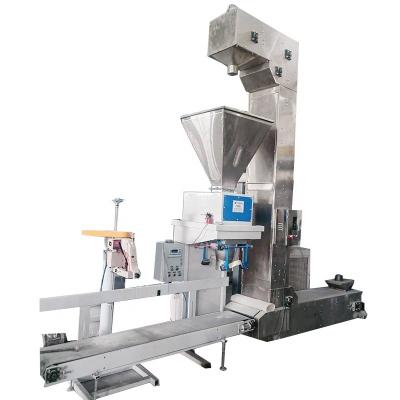 China Semi Automatic Rice Packaging Machine 25kg Fertilizer Bagging Machine for sale