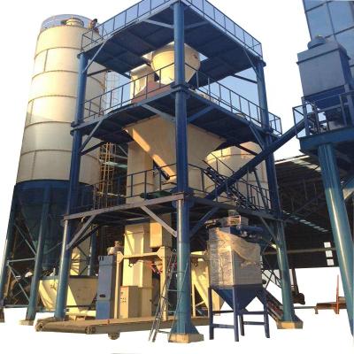 China Hot Tower Design Dry Powder Mortar Gypsum Mortar Production Wall Putty Mixing Equipment for sale
