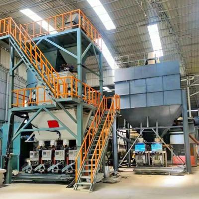 China Wall Putty Drymix Mortar Plant Ceramic Tile Adhesive Making Machine for sale