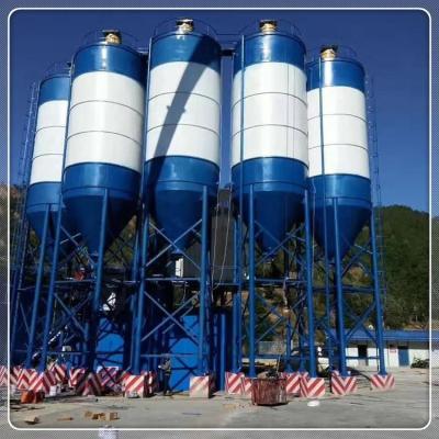 China Hopper Cement Storage Silo 50T-120T Batching Plant Cement Silo for sale