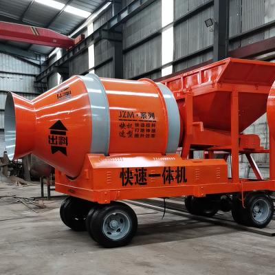China Self Mixing Concrete Truck Mobile Self Loading Concrete Mixer With Pump for sale
