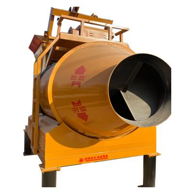 China 1000L Ready Mix Concrete Mixer Mud Cement Mixer Truck Yellow for sale