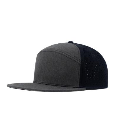 China COMMON Custom High Quality 7 Panel White Snapback Hat And Plain Flat New 2021 Hat for sale