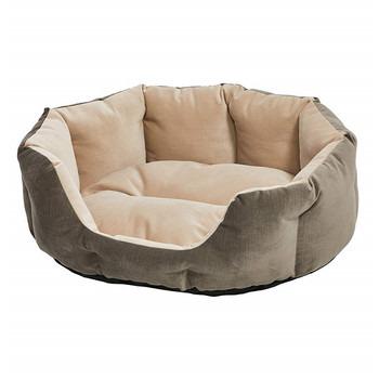 China Mechanical Wash Round Cat Bed Indoor Cats Clearout, Small Dog Bed for Puppy and Kitties with Slip-Resistant Bottom for sale
