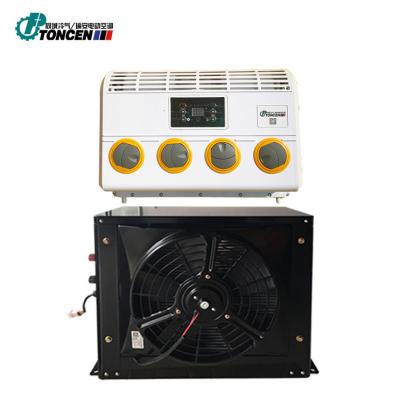 China Factory New Design Vehicle Accessories Wall Split Unit 24V Portable Air Conditioner Truck 2600W/8875BTU for sale