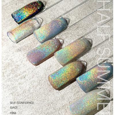 China Nail Art Beauty Nail Art Beauty OEM 15ml 9D Cat's Eye Gel Polish Nail Supplies Different Types Galaxy Shine Rainbow Cat's Eye Gel for sale