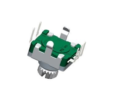China tipo fino 15 codificador ampliado de 11m m de Digitaces del pulso con el interruptor del empuje del viaje de 0.5m m en venta