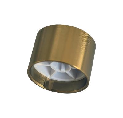 China Goudkleurige metalen potentiometerknoppen voor potentiometeras Te koop