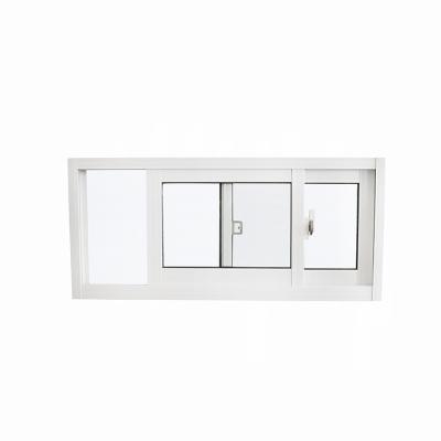 China Sliding Simple Design Aluminum Glazed Double Frame Sliding Windows Aluminum Sliding Window for sale
