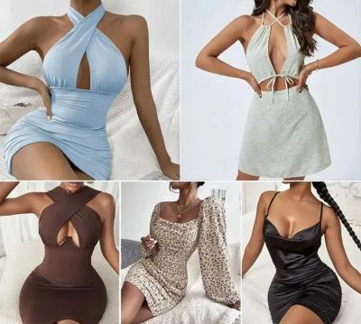 China Fashionable Used Clothing jerry Wholesale Women's 2023 brand New top mix Mix dress bulk package used clothing cut label stock clothing. for sale