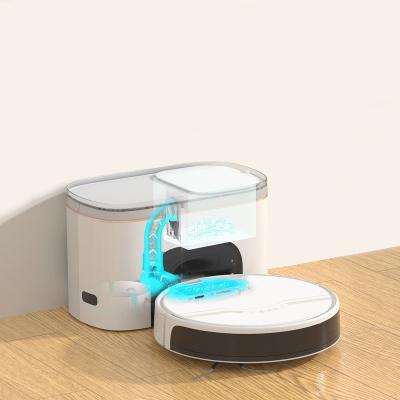 China Hotel Household APP WIFI Robot Vacuum Cleaner with Self-Emptying Dustbin and Mop Wet and Dry Mopping 2700Pa Smart Sweeping Robot for sale