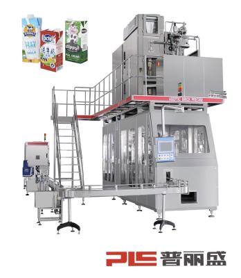 Κίνα 1000ml λεπτή αποστηρωμένη μηχανή πλήρωσης χαρτοκιβωτίων με Applicator ΚΑΠ για το γάλα 6000 PPH προς πώληση