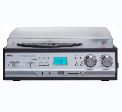 China High End Custom CD Record Player OEM Portable Radio 3 Speed Vinyl Record Player for sale
