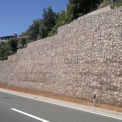 China Galfan Galvanized Alloy Spot Welded Gabions 1*1*1M Or Customized Size for sale