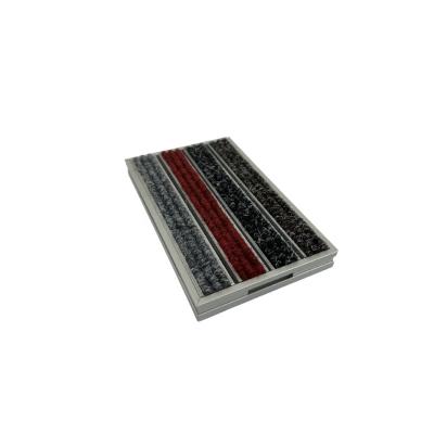 China Modern Recessed Mounted Carborundum Aluminum Non-slip Stair Tread For Pedestrians Safety for sale