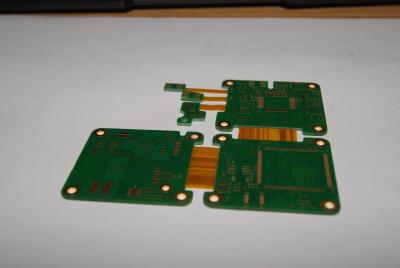 China 8mil Min Line Space Rigid Flex PCB with Gerber/PCB File Needed and 0.075mm Min. Line Width/Spacing for sale