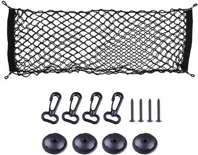 China Best Selling Convenient Car Mesh Webbing Elastic Trunk Cargo Luggage Net For SUV for sale