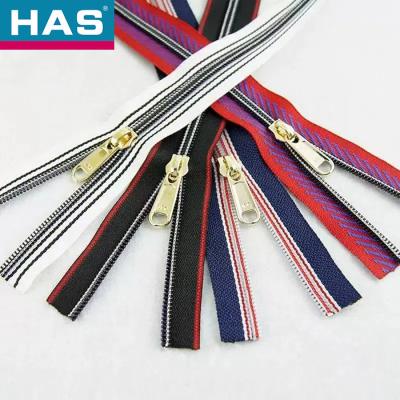 Cina Zipper Nylon disponibile in magazzino Moda luminosa Durable per abiti in vendita