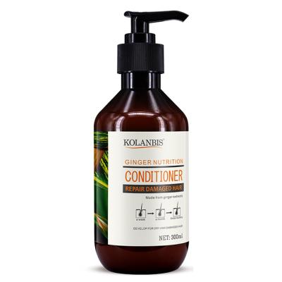 China Ginger Conditioner Anti-Hair Loss Deep Organic Nourishing Moisturizing Private Label Wholesale Hair Care 300ml for sale