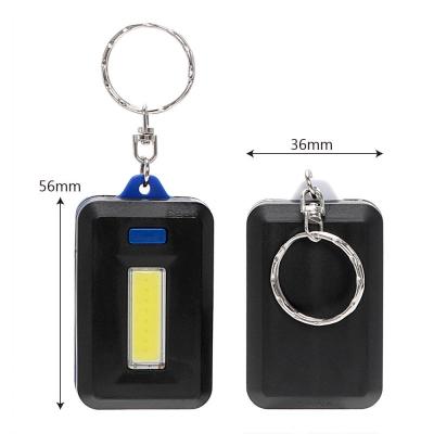 China Emergency Mini Flashlight Plastic Led Key Chain Flashlight Cheap Gift Mini Flashlight Led Key Chain Customized Logo For Promotional for sale