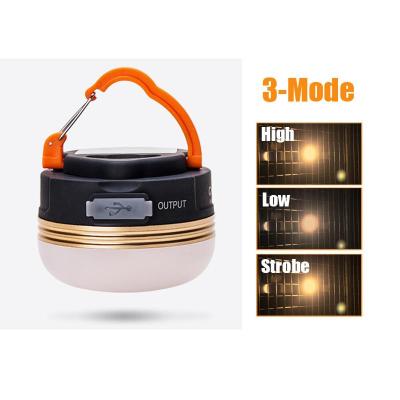 China Growing Hot Selling Portable Outdoor Emergency Lamp Camping Light Lanterna Flashlight Growing Night Lights Torch Light 3 Mode With Hook for sale