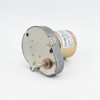 China 65*48mm Double Shaft Mini Flat Gear Mini DC Gear Motor Drip Proof Reducer 12v 24v PMDC 20 RPM 50 RPM Low Speed High Torque For Home Appliance for sale