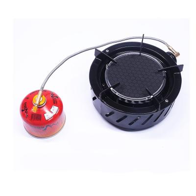 China Hotel Outdoor Camping Cooking Large Power Gas Stove Portable Foldable Split Oven Windproof Butane Burner for sale