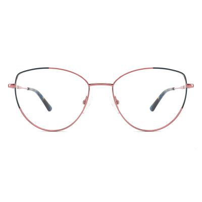 China Fashionable High Quality Wholesale Women Vintage Metal Glass Luxury Frames for sale
