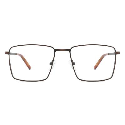 China Fashionable Reliable Material Spectacle Metal Frame Optical Glasses For Business Men for sale