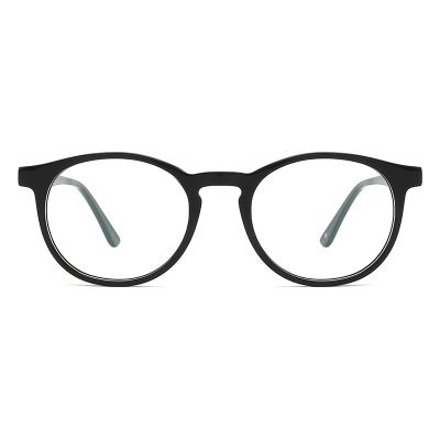 China Fashionable Professional Square Round Glasses Frame Optical Glass Colorless Frame for sale