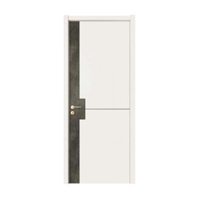 China Waterproof hdf molded hollow wooden manjun door designs for sale
