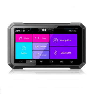 China Polegada Sat Nav de IP67 76MHz 7, ROM de GPS 1GB RAM16GB da motocicleta de 1.5W Android à venda