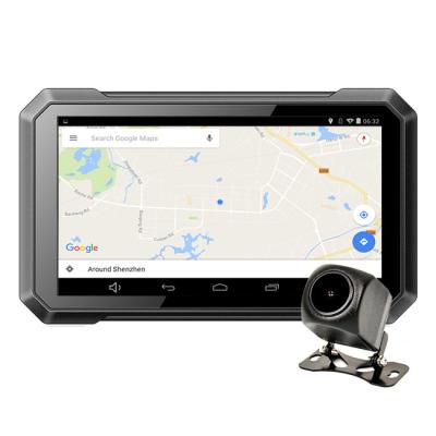China O navegador de GPS da motocicleta do FCC 3.7V sentou o nav 7in 4G com a câmera de vista traseira à venda