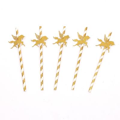 China Wholesale Colorful Stripes Straw With Circle Disposable Factory Plastic Drinking for sale