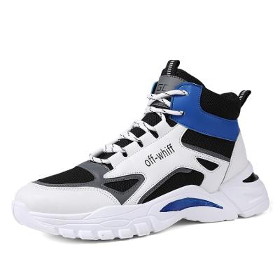 China New 2021 High Quality Men's Running Deodorization Sports Shoes Men's High Top Sports Shoes Men's Sneaker Used Shoes for sale