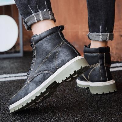 China High Quality Men's Leather Shoes Martin Boots Casual Shoes Deodorization Men's Sports Shoes for sale