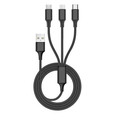 China High Quality Wholesale Custom Cheap Usb Fast Charging Megnetic 3 Speed Data Fast Charging 3 In 1 Cable For Phones for sale