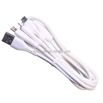 China High Quality Custom Retractable Speed 3a Fast Charging Usb Data 3in Charging Type-C Micro Magnetic Charger 3 In 1 Cable for sale