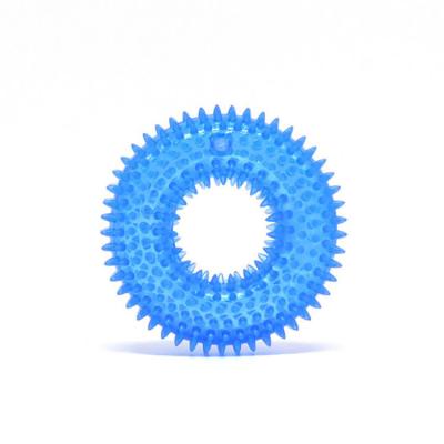 China Viable Bite TPR Pet Activity Toy Deep Teeth Cleaning Grinding Resistant Dog Chew Toys For Puppies for sale