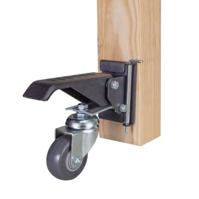 China Smooth Workbench Heavy Duty Retractable Side Mount Casters With High Load Capacity for sale