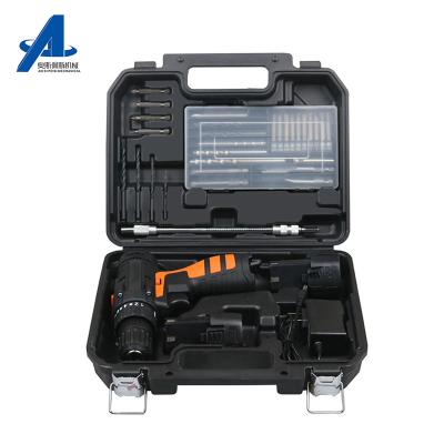 China Household OEM Lithium 12V Battery Electric Tool Kit Sets Electric Drill Hand Tools Cordless Power Tools Sets for sale