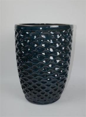 China 4 Glazed Ceramic Outdoor Pot for sale