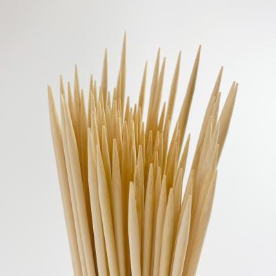 China Bamboo Skewers Without Splinters for Grilling, BBQ, Appetizer, Fruit Kabobs, Chocolate Fountain for sale