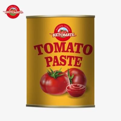 China De 198g tomatenpasta voldoet aan de ISO HACCP en BRC voedselnormen die door de FDA worden erkend. Te koop
