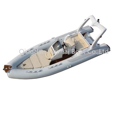 China Fiberglass 19 Feet RIB580 Fiberglass Fishing Boat Speed Boat Rescue Boat for sale