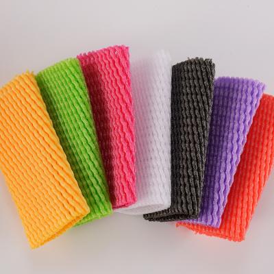 China Hot Selling Epe pp Good Elasticity Fruit Plastic Foam Net Cover Foam Making Mesh Cover For Vegetables Fruit Foam Net for sale
