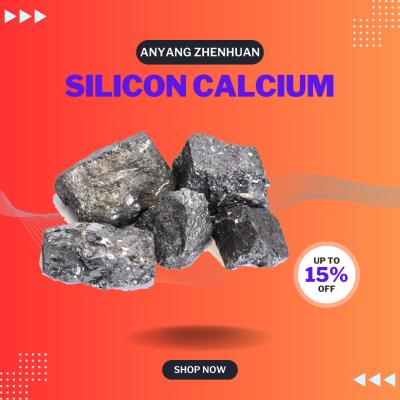 China Calcium silicium legering voor de staalindustrie Ca Si C Al P S 0-2mm 10-50mm Staalproductieadditief Te koop