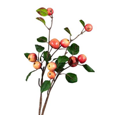 China Beautiful Colorful Hot selling Artificial apple tree fruit Flower Silk flowers Christmas decorations Home wedding Outdoor Garden decoration for sale