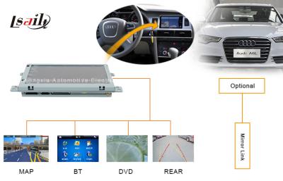 China Tragbare AUDI Automotive Navigation System mit DVD, Spiegel-Verbindung, Fernsehen, USB-KARTE zu verkaufen