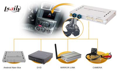 China Auto-Selbstaudiovideomultimedia-Videoschnittstelle GPS-Navigations-Kasten 1.2GHZ Android4.2 zu verkaufen